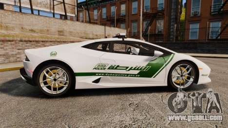 Lamborghini Huracan Cop [ELS] for GTA 4