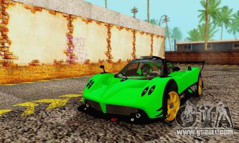 Pagani Zonda Type R Green for GTA San Andreas