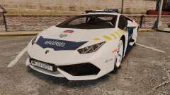 Lamborghini Huracan Hungarian Police [ELS] for GTA 4