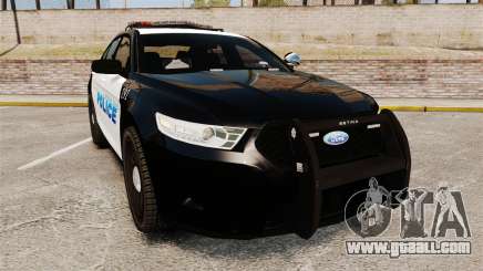 Ford Taurus Police Interceptor 2013 [ELS] for GTA 4