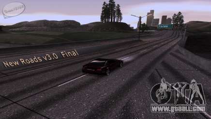 New Roads v3.0 Final for GTA San Andreas