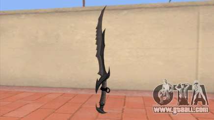 The sword of Skyrim for GTA San Andreas