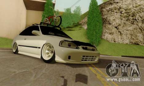 Honda Civic ek Coupe Hellaflush for GTA San Andreas