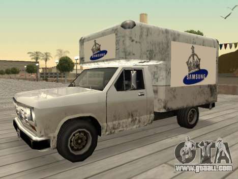 New advertising on cars for GTA San Andreas