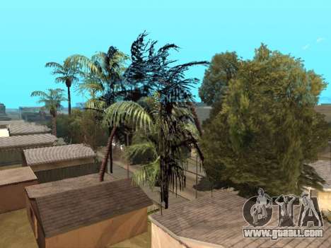 Jungle on a street Aztec for GTA San Andreas
