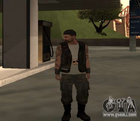 Biker from the club Roads Angels for GTA San Andreas