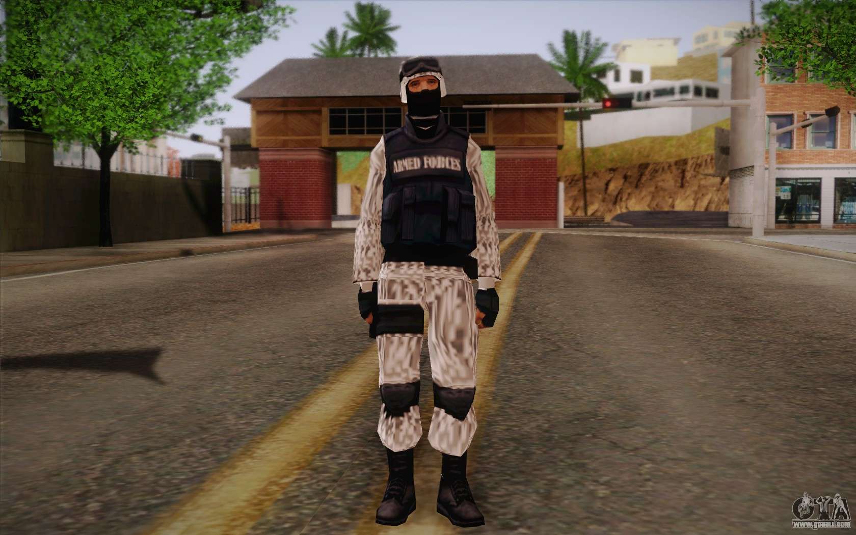 SWAT Snow Camo for GTA San Andreas