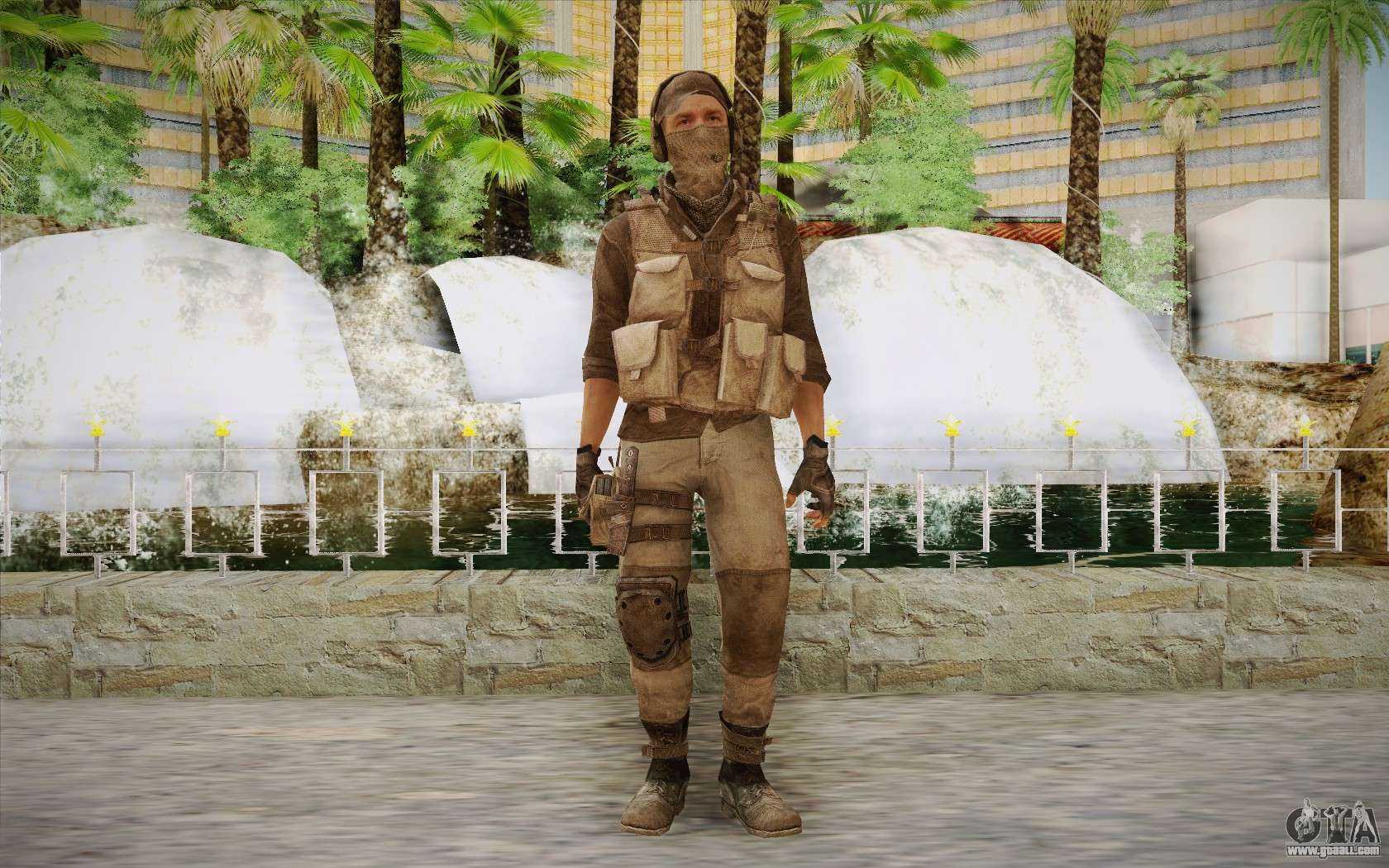 Mercenary in the armor (COD MW3) for GTA San Andreas