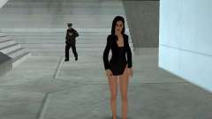 Black Dressed Girl for GTA San Andreas