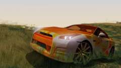 Nissan GTR Heavy Fire for GTA San Andreas