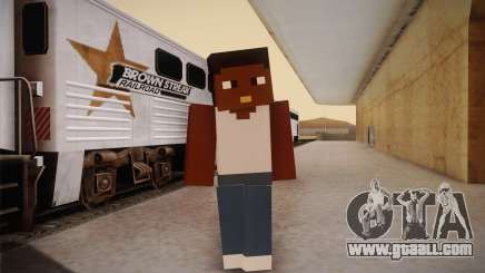 Cj Minecraft for GTA San Andreas