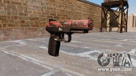 Gun FN Five seveN Red tiger for GTA 4