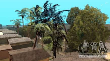 Jungle on a street Aztec for GTA San Andreas