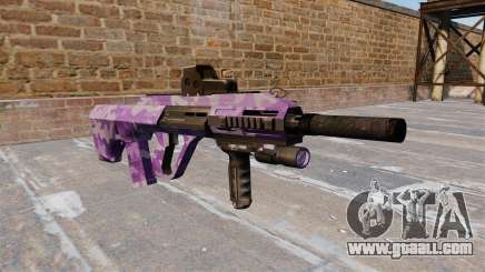 Machine Steyr AUG-A3 Purple Camo for GTA 4