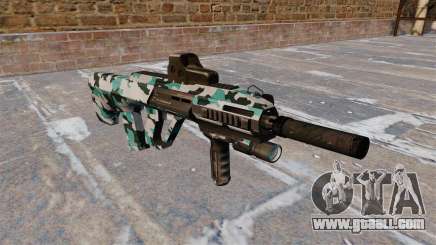 Machine Steyr AUG-A3 Aqua Camo for GTA 4