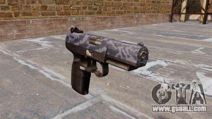 Gun FN Five-seveN Blue Camo for GTA 4