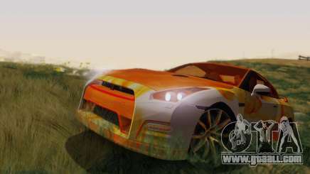 Nissan GTR Heavy Fire for GTA San Andreas