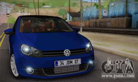 Volkswagen Golf Mk6 2010 for GTA San Andreas