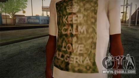Keep Calm and Love Shirt for GTA San Andreas