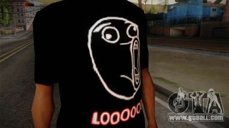 LOL T-Shirt for GTA San Andreas