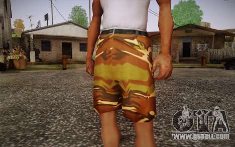 Camo Shorts Pants for GTA San Andreas