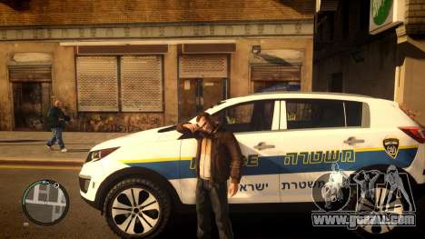 Kia Sportage Israel Police car (Mishtara) for GTA 4
