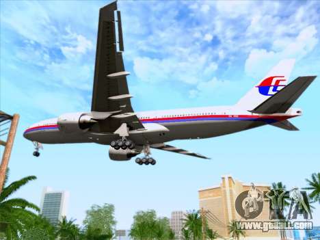 Boeing 777-2H6ER Malaysia Airlines for GTA San Andreas