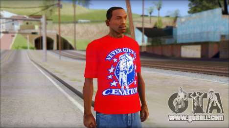 John Cena Red Attire T-Shirt for GTA San Andreas