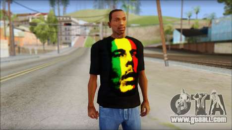 Bob Marley T-Shirt for GTA San Andreas