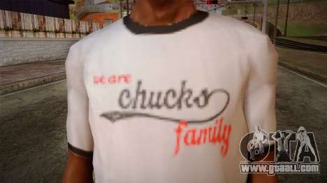 Chucks Anon Family T-Shirt for GTA San Andreas