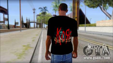 KoRn T-Shirt Mod for GTA San Andreas