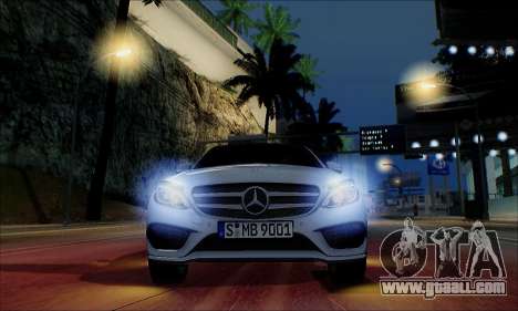 Mercedes-Benz C250 2014 V1.0 EU Plate for GTA San Andreas