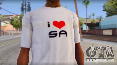 I Love SA T-Shirt for GTA San Andreas
