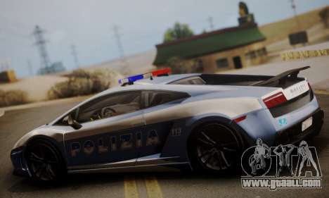 Lamborghini Gallardo LP 570-4 2011 Police v2 for GTA San Andreas