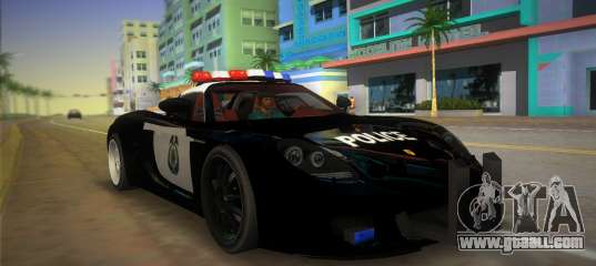 Porsche Carrera GT Police for GTA Vice City