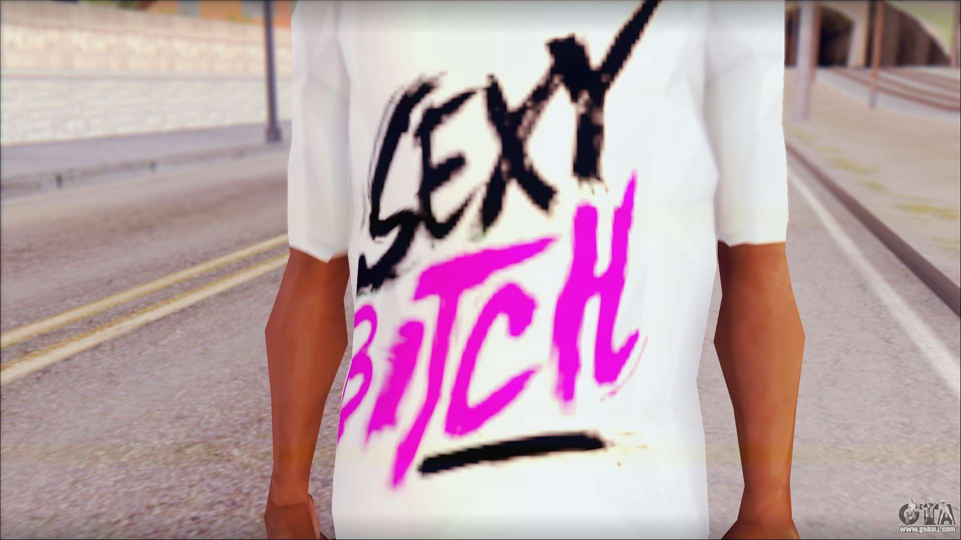 David Guetta Sexy Bitch T Shirt For Gta San Andreas