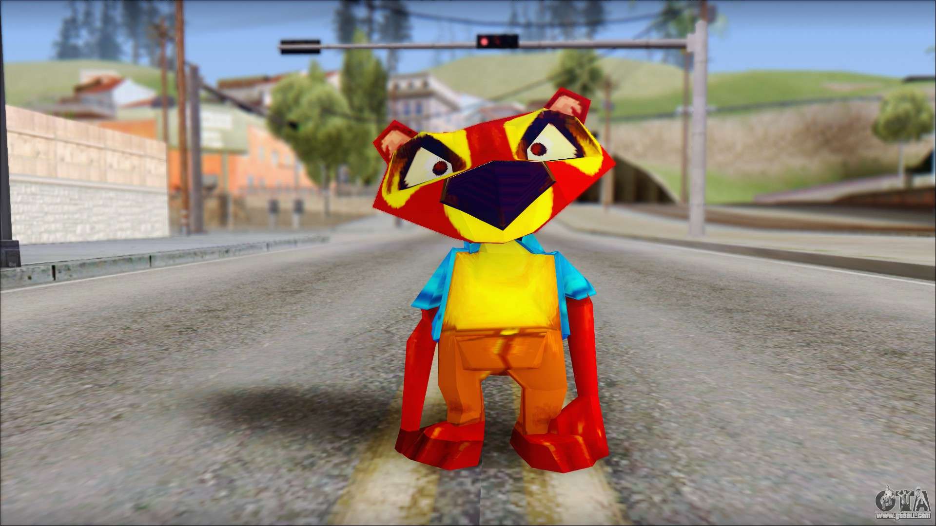 Chang the Firefox from Fur Fighters Playable for GTA San Andreas
