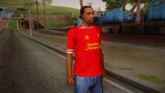 Liverpool FC 13-14 Kit T-Shirt for GTA San Andreas