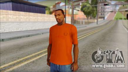 Fred Perry T-Shirt Orange for GTA San Andreas