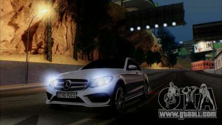 Mercedes-Benz C250 2014 V1.0 EU Plate for GTA San Andreas