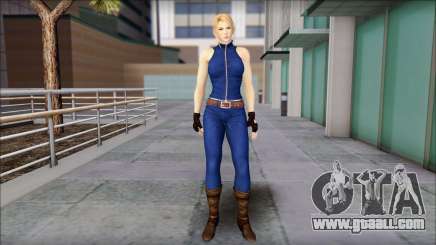 Sarah from Dead or Alive 5 v2 for GTA San Andreas