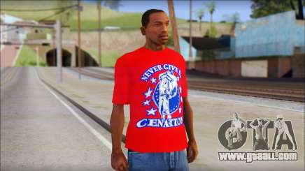 John Cena Red Attire T-Shirt for GTA San Andreas