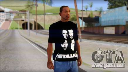Metallica T-Shirt for GTA San Andreas