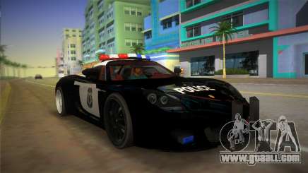 Porsche Carrera GT Police for GTA Vice City