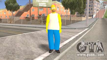 Homer Simpson Skin for GTA San Andreas