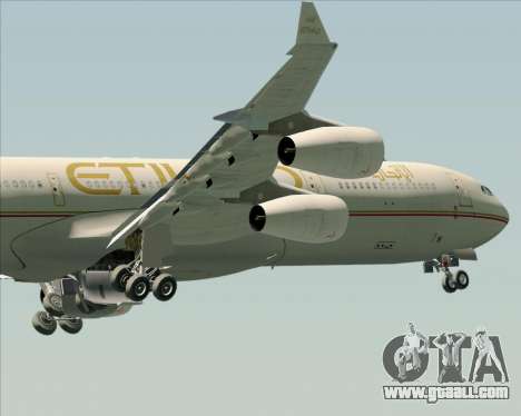 Airbus A340-313 Etihad Airways for GTA San Andreas
