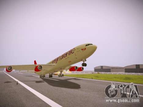 Airbus A340-300 Virgin Atlantic for GTA San Andreas
