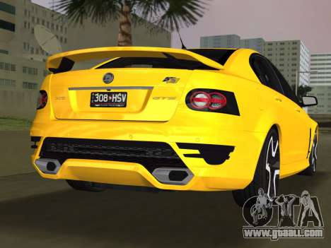 Holden HSV GTS 2011 for GTA Vice City