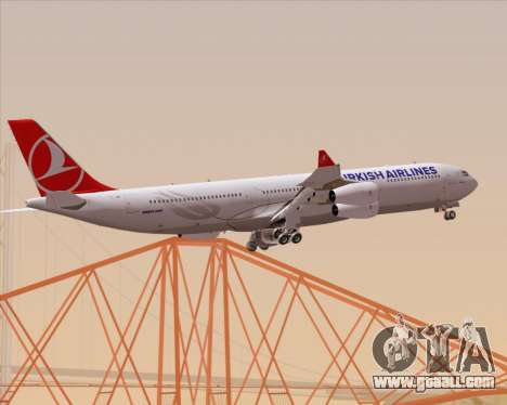 Airbus A340-313 Turkish Airlines for GTA San Andreas