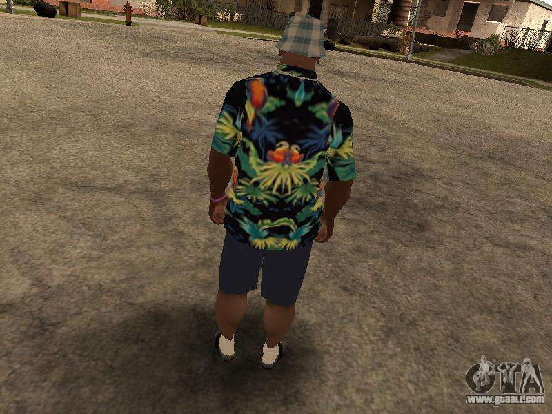 Hawaiian shirt like max Payne for GTA San Andreas